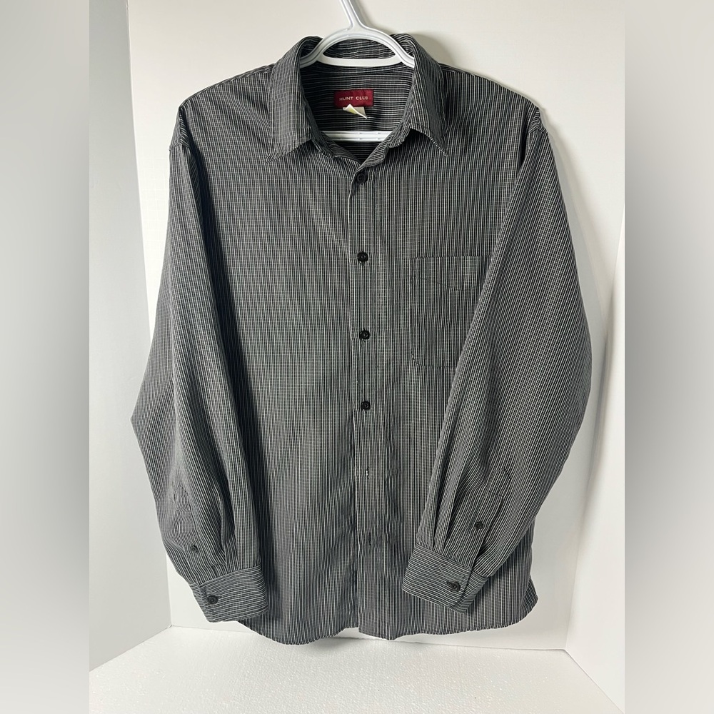Hunt Club Long Sleeve Button Down Men’s Shirt Size S